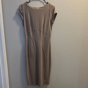 Closet London Taupe Dress